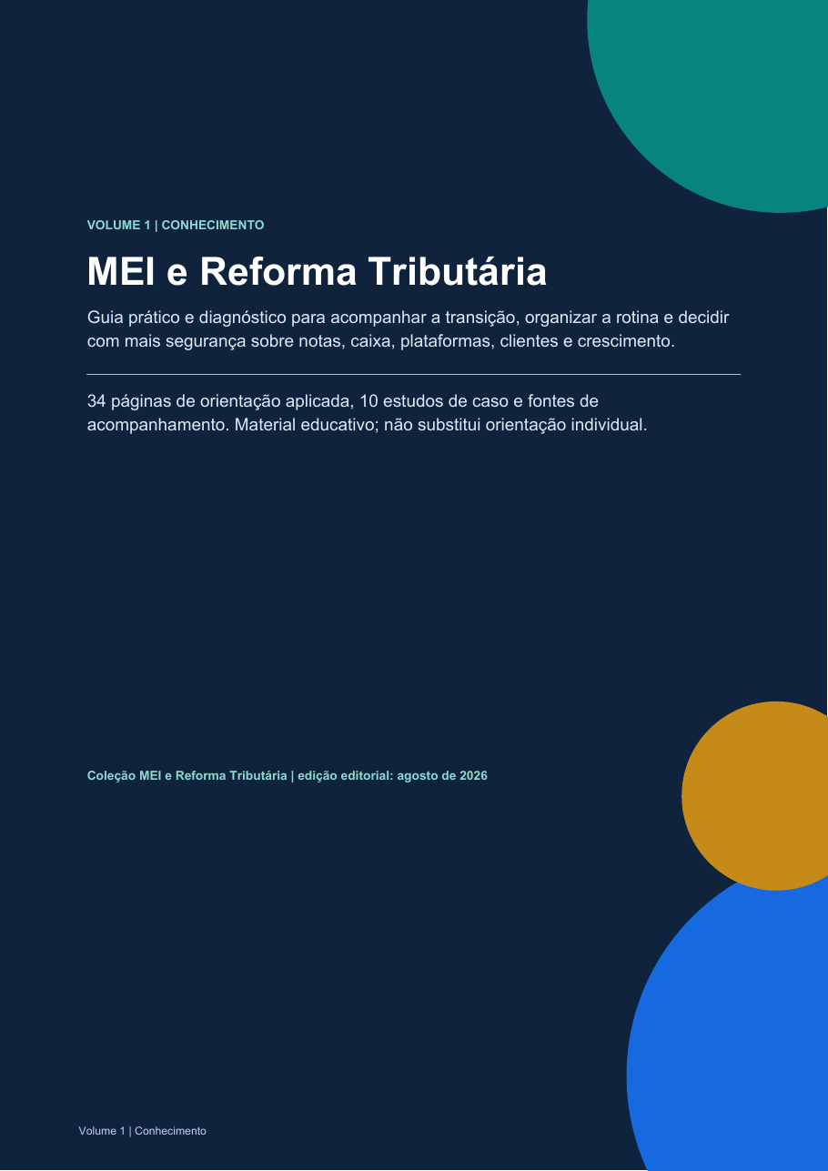 Capa do e-book MEI e Reforma Tributária